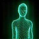 Icona di battito cardiaco con onde digitali
